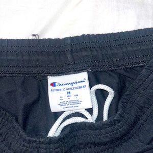 Champion sweat pants, black, size medium